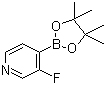 结构式 CAS# 458532-88-2, 3-氟吡啶-4-硼酸频哪醇酯