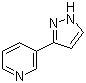 结构式 CAS# 45887-08-9, 3-(1H-吡唑-3-基)吡啶