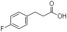 3-(4-Fluorophenyl)propionic acid molecular structure (CAS 459-31-4)