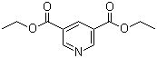 结构式 CAS# 4591-56-4, 3,5-吡啶二甲酸二乙酯