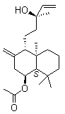 结构式 CAS# 4608-49-5, 醋酸落叶松酯