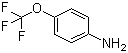 structure of CAS# 461-82-5, 4-(Trifluoromethoxy)aniline