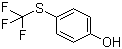 4-(Trifluoromethylthio)phenol molecular structure (CAS 461-84-7)