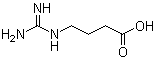 4-Guanidinobutanoic acid molecular structure (CAS 463-00-3)