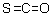 Carbon monoxide monosulfide molecular structure (CAS 463-58-1)