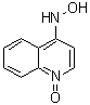 structure of CAS# 4637-56-3, 4-Hydroxylaminoquinoline N-oxide;NSC 177384