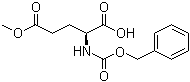 structure of CAS# 4652-65-7, N-Carbobenzoxy-L-glutamic acid gamma-methyl ester;Methyl N-carbobenzoxy-L-glutamate; N-(Benzyloxycarbonyl)-L-glutamic acid 5-methyl ester