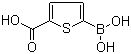 structure of CAS# 465515-31-5, 5-Carboxythiophene-2-boronic acid;2-Carboxythiophene-5-boronic acid; 5-Boronothiophene-2-carboxylic acid; 5-(Dihydroxyboryl)-2-thiophenecarboxylic acid