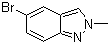 structure of CAS# 465529-56-0, 5-Bromo-2-methyl-2H-indazole