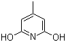structure of CAS# 4664-16-8, 2,6-Dihydroxy-4-methylpyridine;2-Hydroxy-4-methyl-6-pyridinone; 4-Methyl-2,6-pyridinediol; 4-Methyl-6-hydroxypyrid-2-one; 4-Picoline-2,6-diol; 6-Hydroxy-4-methyl-2-pyridone; NSC 110280