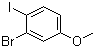 3-Bromo-4-iodoanisole molecular structure (CAS 466639-53-2)