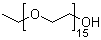 3,6,9,12,15,18,21,24,27,30,33,36,39,42,45-Pentadecaoxaheptatetracontan-1-ol molecular structure (CAS 4669-05-0)