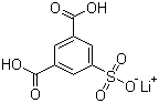 结构式 CAS# 46728-75-0, 5-磺基-1,3-苯二甲酸单锂盐