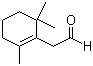 2,6,6-Trimethyl-1-cyclohexene-1-acetaldehyde molecular structure (CAS 472-66-2)