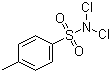 structure of CAS# 473-34-7, N,N-Dichloro-4-toluenesulfonamide;Benzyl p-sulfondichloramide; N,N-Dichloro-4-methylbenzenesulfonamide; N,N-Dichloro-p-methylbenzenesulfonamide; N,N-Dichloro-p-toluenesulfonamide; N,N-Dichloro-p-tolylsulfonamide