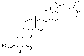 结构式 CAS# 474-58-8, 西托糖苷; 谷甾醇-3-O-葡萄糖苷