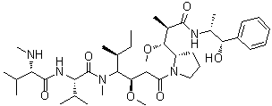 结构式 CAS# 474645-27-7, 一甲基澳瑞他汀 E