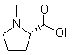 structure of CAS# 475-11-6, N-Methyl-L-proline;(-)-Hygric acid; (-)-Hygrinic acid; (2S)-1-Methyl-2-pyrrolidinecarboxylic acid; (2S)-1-Methylpyrrolidine-2-carboxylic acid; (S)-1-Methylpyrrolidine-2-carboxylic acid; Hygrinic acid