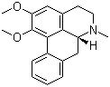 structure of CAS# 475-83-2, Nuciferine;1,2-Dimethoxy-6-methyl-5,6,6a,7-tetrahydro-4H-dibenzo[de,g]quinoline