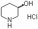 structure of CAS# 475058-41-4, (S)-3-Hydroxypiperidine hydrochloride