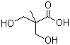 structure of CAS# 4767-03-7, 2,2-Bis(hydroxymethyl)propionic acid;Dimethylolpropionic acid