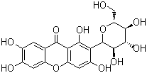 structure of CAS# 4773-96-0, Mangiferin;Alpizarine; 2-beta-D-Glucopyranosyl-1,3,6,7-tetrahydroxy-9H-xanthen-9-one; 1,3,6,7-Tetrahydroxyxanthone C2-beta-D-glucoside; 1,3,6,7-Tetrahydroxy-2-[(3R,4R,5S,6R)-3,4,5-trihydroxy-6-(hydroxymethyl)oxan-2-yl]xanthen-9-one