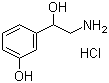 structure of CAS# 4779-94-6, Norfenefrine hydrochloride ;alpha-Aminomethyl-3-hydroxybenzyl alcohol hydrochloride; DL-Norphenylephrine hydrochloride