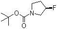 structure of CAS# 479253-00-4, N-trans-BOC-(3S)-Fluoropyrrolidine;N-trans-(tert-Butoxycarbonyl)-(3S)-Fluoropyrrolidine