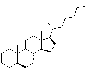 structure of CAS# 481-21-0, (5alpha)-Cholestane;(20R)-5alpha(H),14alpha(H),17alpha(H)-Cholestane; (20R)-5alpha(H),14alpha(H),17alpha(H)-Cholestane; 28,29,30-Trinorlanostane; Cholestane; NSC 224419