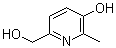 structure of CAS# 4811-16-9, 5-Hydroxy-6-methyl-2-pyridinemethanol;3-Hydroxy-6-hydroxymethyl-2-methylpyridine