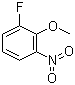 结构式 CAS# 484-94-6, 2-氟-6-硝基苯甲醚
