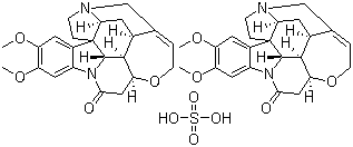 硫酸马钱子碱分子结构 (CAS 4845-99-2)