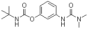 structure of CAS# 4849-32-5, Karbutilate;3-(3,3-Dimethylureido)phenyl tert-butylcarbamate; Backup Flowable; Carbutilate; Karbutilate; NIA 11092; NSC 222508; Tandex; m-(3,3-Dimethylureido)phenyl tert-butylcarbamate