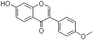 structure of CAS# 485-72-3, Formononetin;7-Hydroxy-3-(4-methoxyphenyl)chromone; 7-Hydroxy-4'-methoxyisoflavone; Dadein 4'-methyl ether