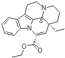 structure of CAS# 4880-92-6, cis-Apovincamine;(+)-Apovincamine; (+)-cis-Apovincamine; Methyl (3alpha,16alpha)-eburnamenine-14-carboxylate
