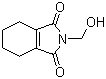 structure of CAS# 4887-42-7, N-Hydroxymethyl-3,4,5,6-tetrahydrophthalimide;3,4,5,6-Tetrahydro-N-(hydroxymethyl)phthalimide