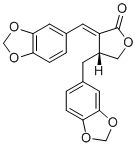 structure of CAS# 493-95-8, Savinin