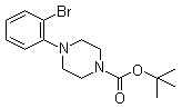 结构式 CAS# 494773-35-2, 4-(2-溴苯基)哌嗪-1-羧酸叔丁酯
