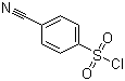 结构式 CAS# 49584-26-1, 4-氰基苯磺酰氯; 对氰基苯磺酰氯