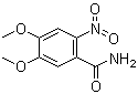 structure of CAS# 4959-60-8, 4,5-Dimethoxy-2-nitrobenzamide