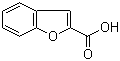 structure of CAS# 496-41-3, Benzofuran-2-carboxylic acid;Coumarilic acid; Coumarone-2-carboxylic acid; Benzo[b]furan-2-carboxylic acid; 1-Benzofuran-2-carboxylic acid