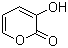 structure of CAS# 496-64-0, 3-Hydroxy-2-pyrone;3-Hydroxy-2H-pyran-2-one