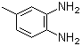 structure of CAS# 496-72-0, 3,4-Diaminotoluene;3,4-Toluenediamine; 4-Methyl-o-phenylenediamine