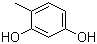 结构式 CAS# 496-73-1, 4-甲基-1,3-苯二酚