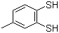 结构式 CAS# 496-74-2, 甲苯-3,4-二硫酚