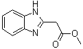 结构式 CAS# 49672-05-1, 苯并咪唑-2-乙酸甲酯