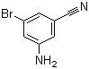 structure of CAS# 49674-16-0, 5-Amino-3-bromobenzonitrile