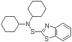 structure of CAS# 4979-32-2, N,N-Dicyclohexyl-2-benzothiazolsulfene amide;N,N-Dicyclohexylbenzothiazole-2-sulfenamide