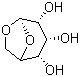 structure of CAS# 498-07-7, 1,6-Anhydro-beta-D-glucopyranose;Levoglucosan; 1,6-Anhydro-beta-D-glucose