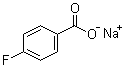 结构式 CAS# 499-90-1, 4-氟苯甲酸钠
